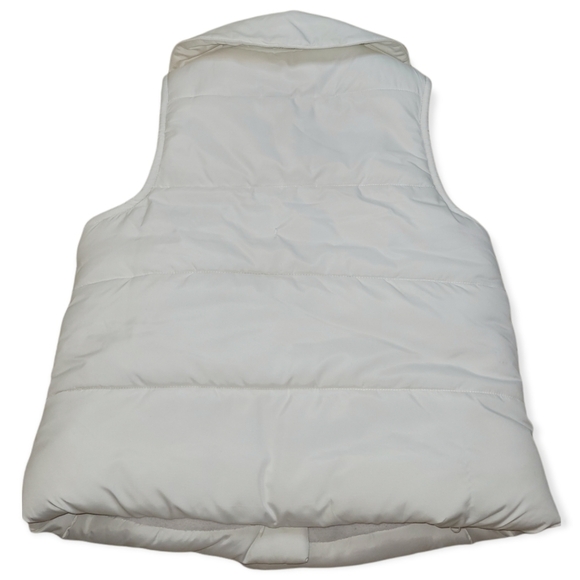 Janie and Jack white Girl's puffer vest size 4-5 - Picture 3 of 6